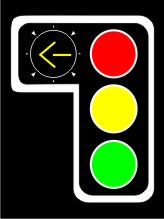 P1 and P2 safe road usage traffic lights